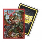 Dragon Shield Standard Card Sleeves Limited Edition Brushed Art: Christmas Dragon 2020 (100) ^ NOV 6 2020 Standard Size Card Sleeves